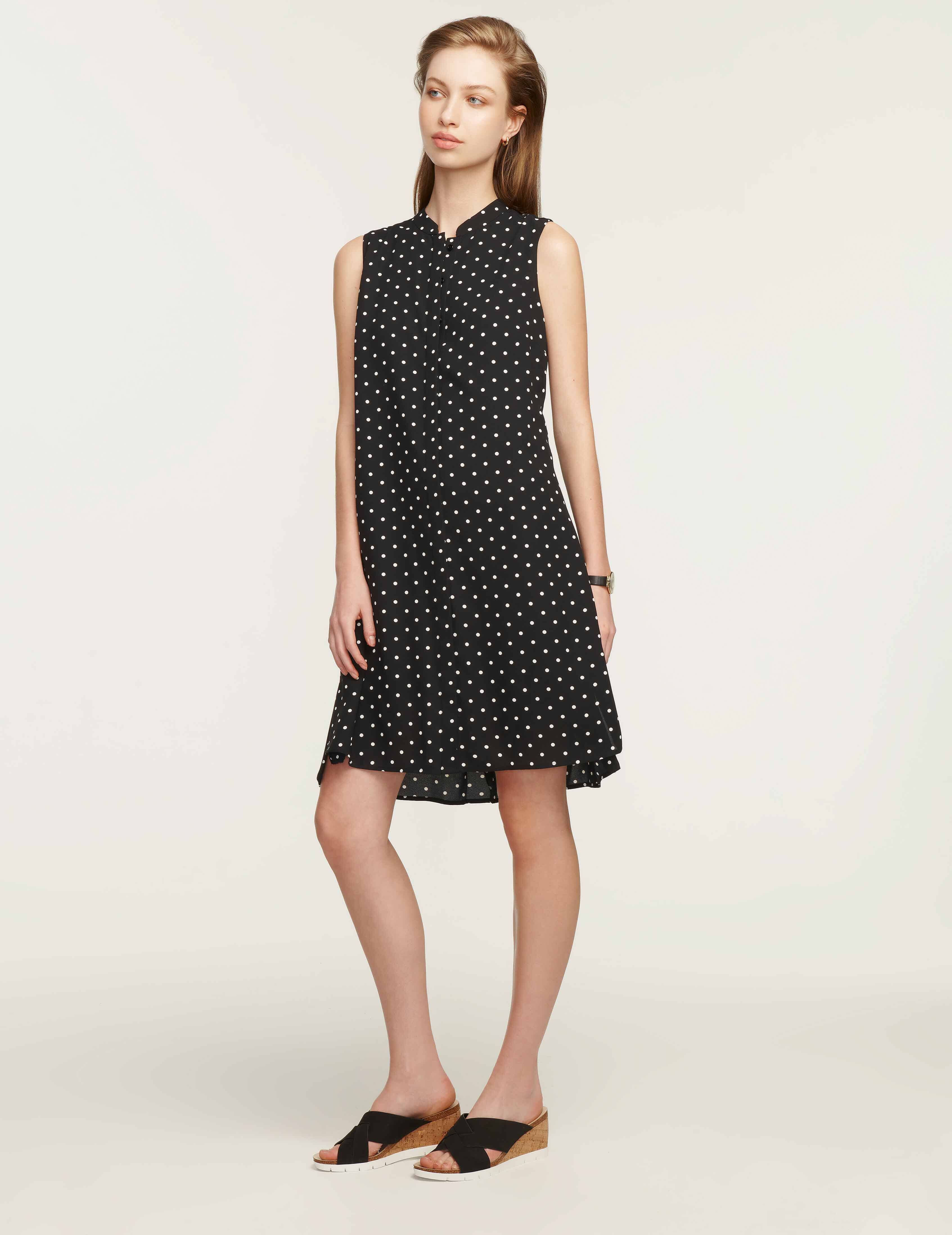 Dot Print Trapeze Dress- Sale sold by Anne Klein product image thumbnail 2