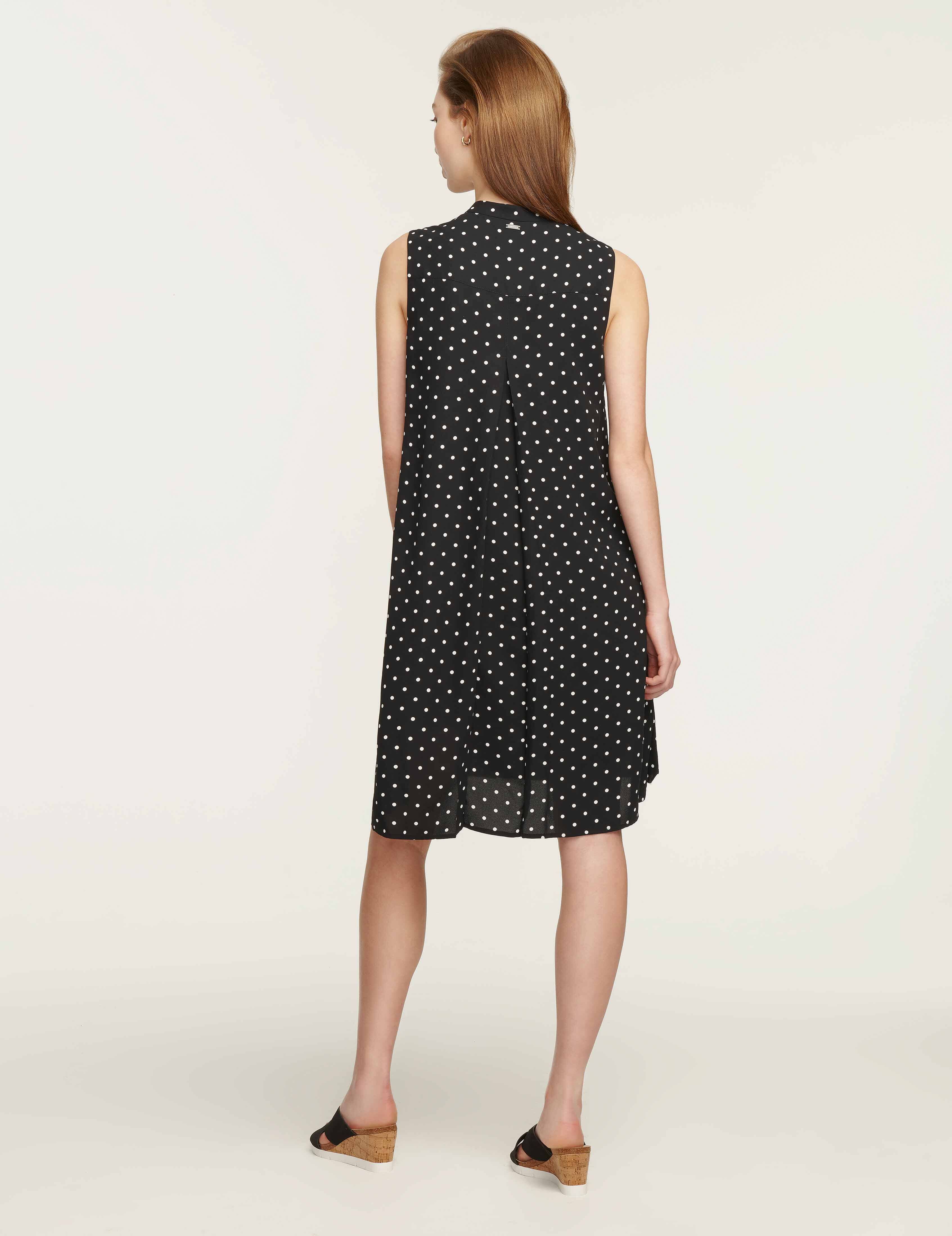 Dot Print Trapeze Dress- Sale sold by Anne Klein product image thumbnail 3