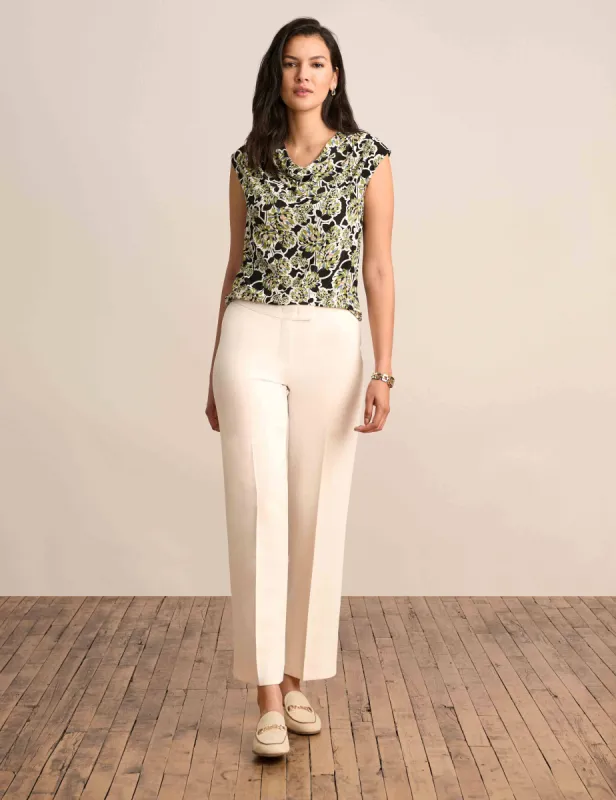 Pleated Cowl Neck Top sold by Anne Klein