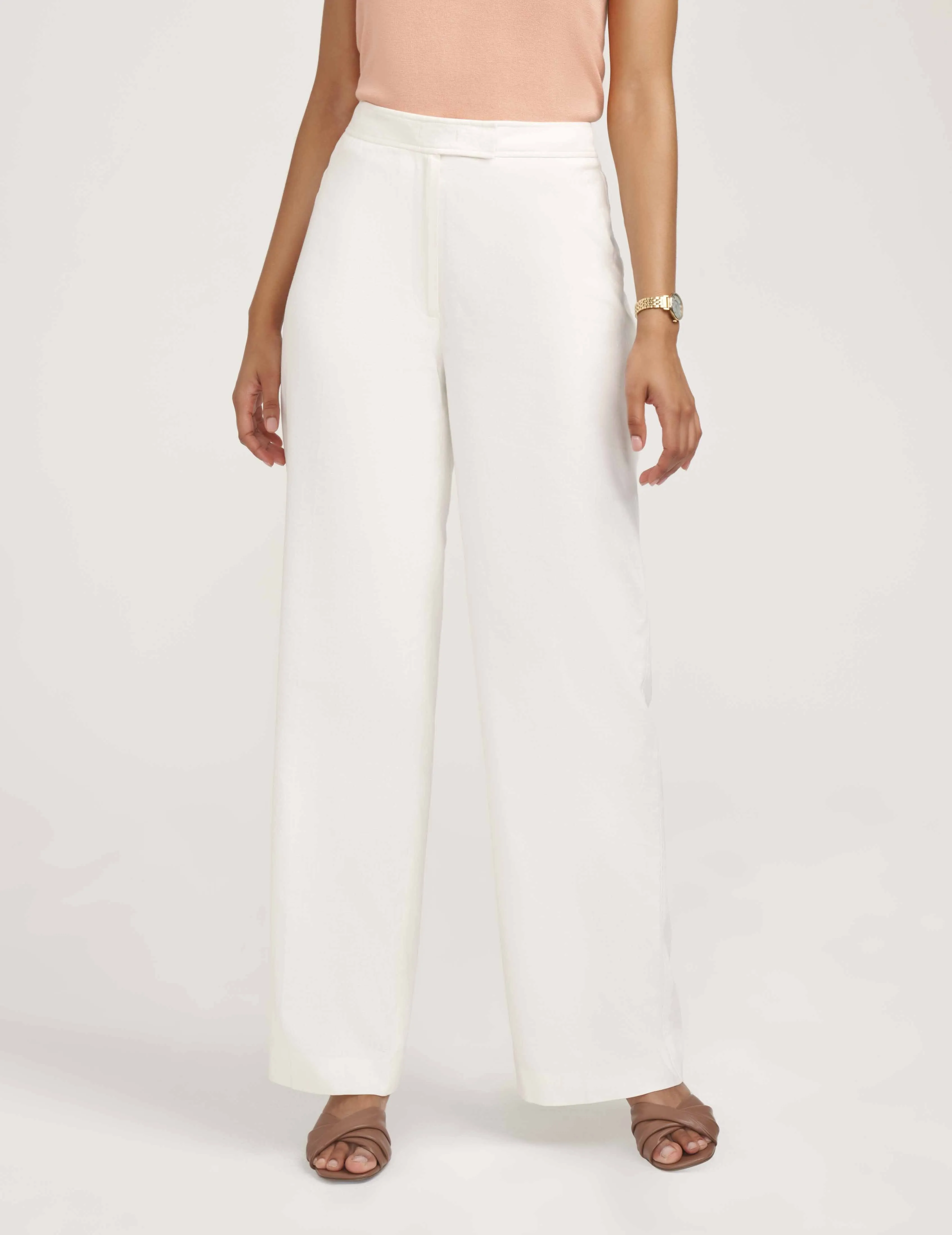 Fly Front Wide Leg Trouser- Sale sold by Anne Klein product image thumbnail 2