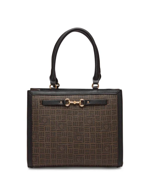 Medium Tile Lion Logo Shopper Tote With Horsebit sold by Anne Klein