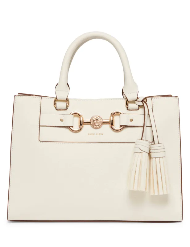 E/W Horsebit Satchel sold by Anne Klein