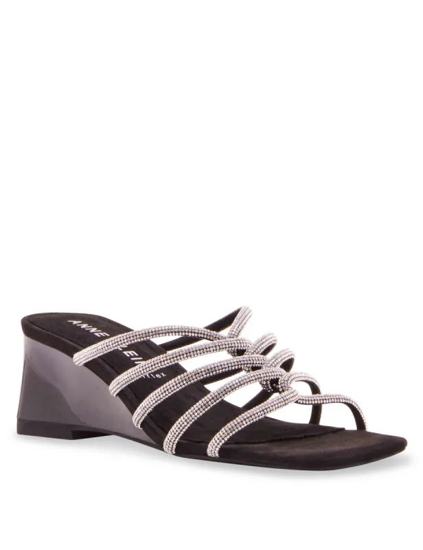 Geena Crystalized Wedge sold by Anne Klein