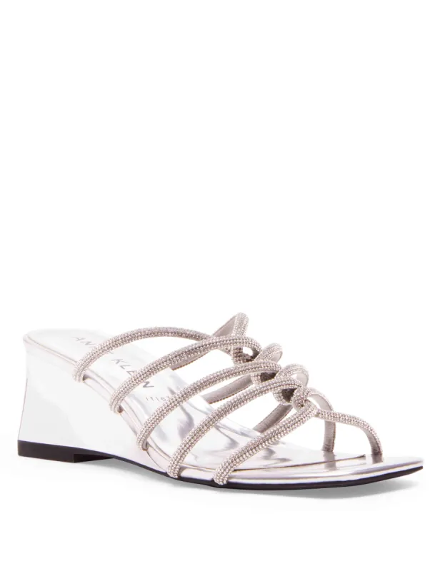 Geena Crystalized Wedge sold by Anne Klein