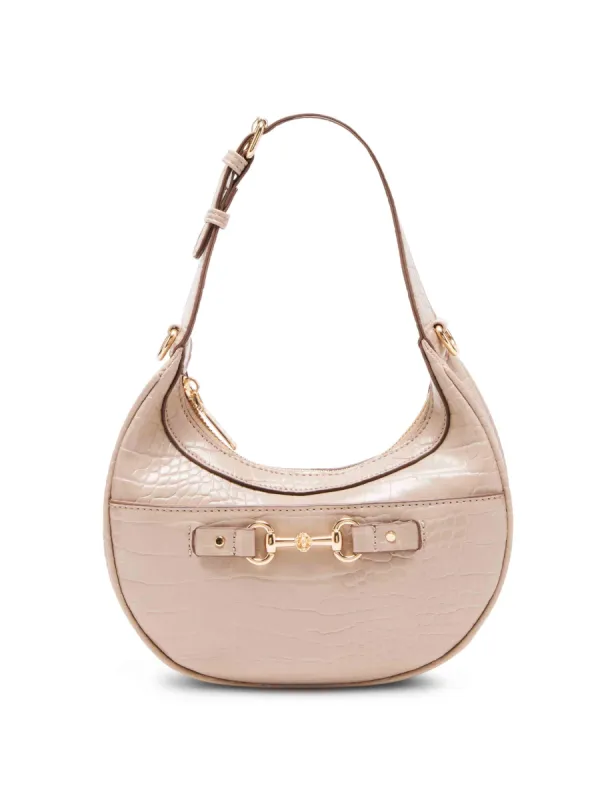 Croco Crescent Shoulder Bag sold by Anne Klein