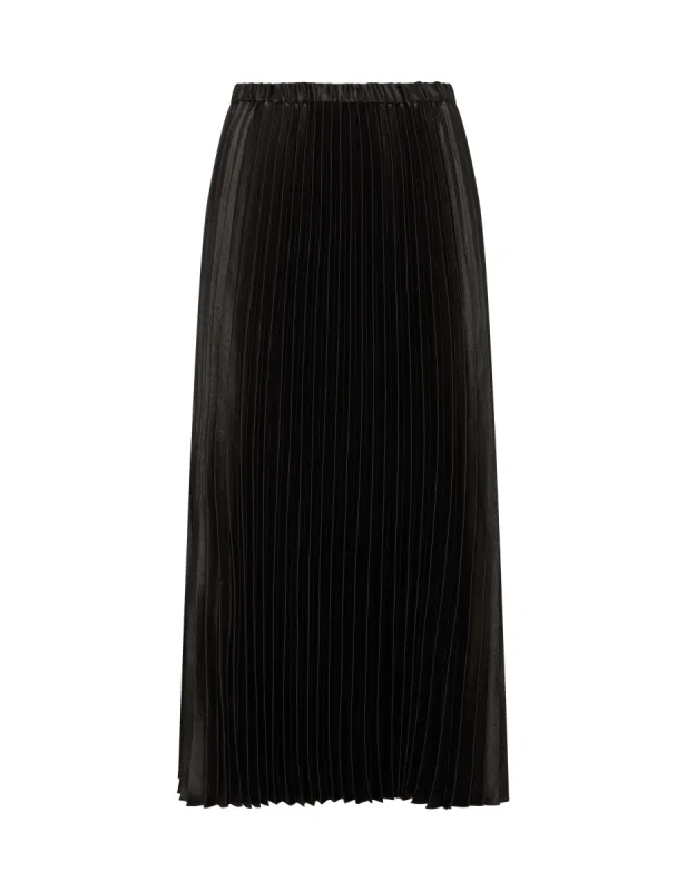 Satin Pleated Maxi Skirt- Clearance sold by Anne Klein