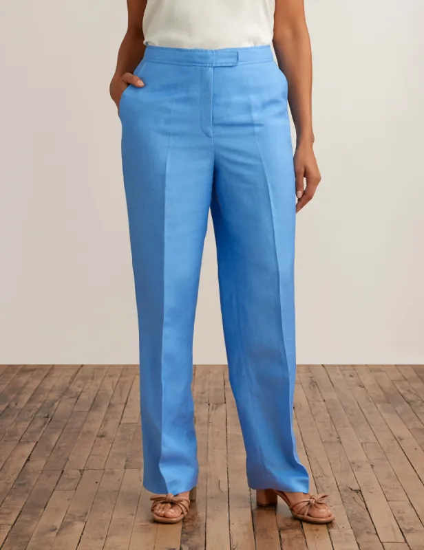 The Jillian Fly Front Wide Leg Trouser sold by Anne Klein
