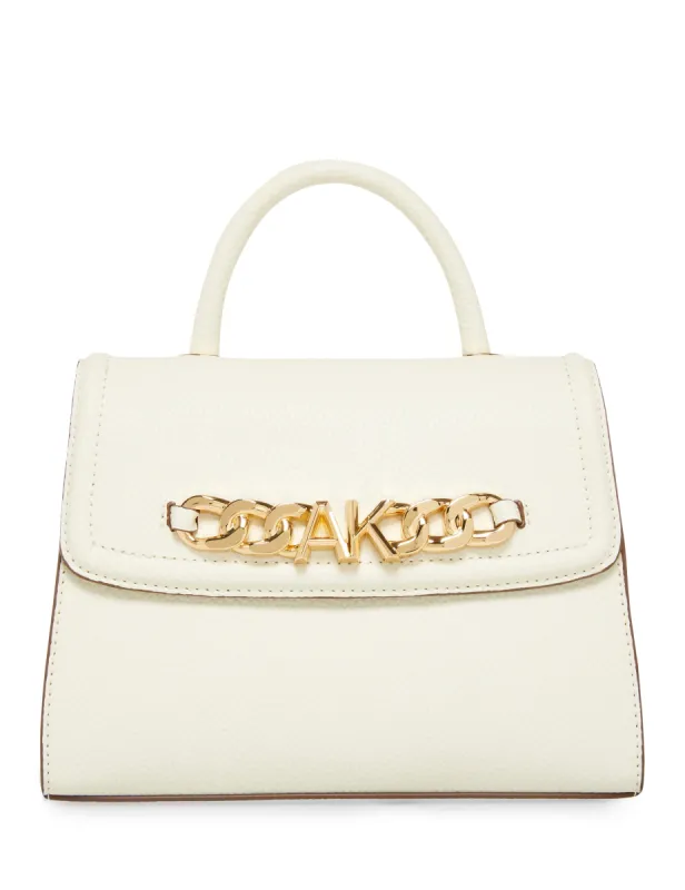 Top Handle Satchel With Chunky AK Chain sold by Anne Klein