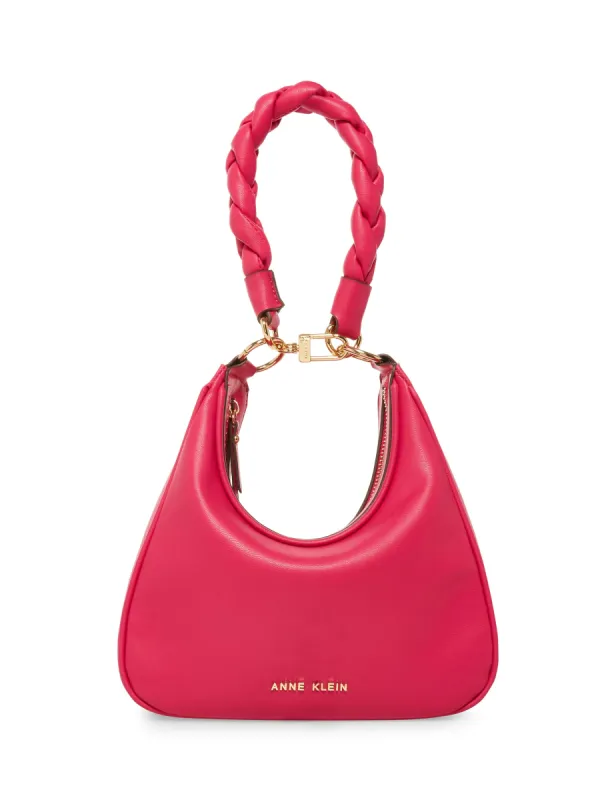 Convertible Shoulder Bag With Braided Handle sold by Anne Klein