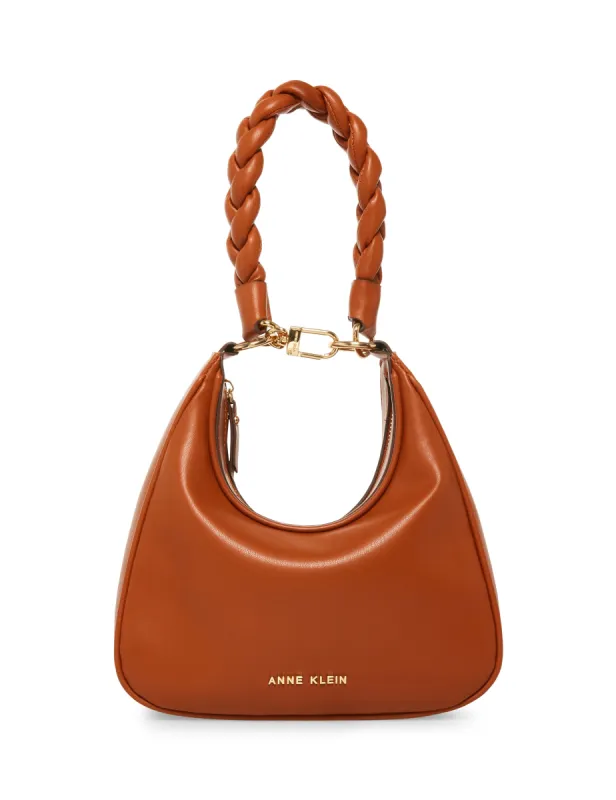 Convertible Shoulder Bag With Braided Handle sold by Anne Klein