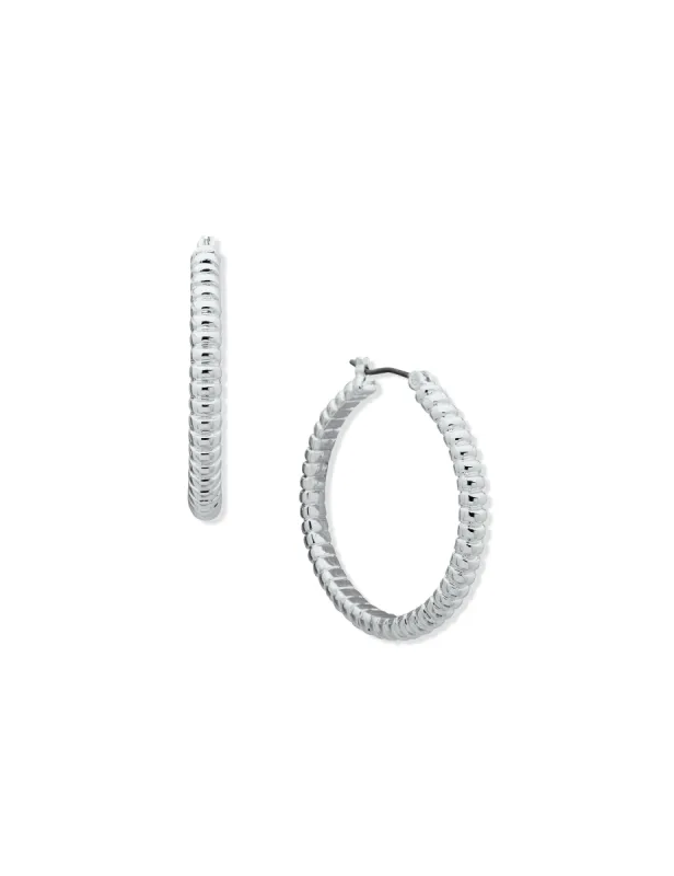 Omega Hoop Pierced Earring sold by Anne Klein
