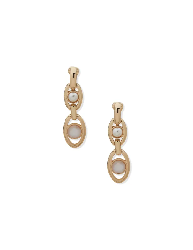 Linear Drop Clip Earring sold by Anne Klein