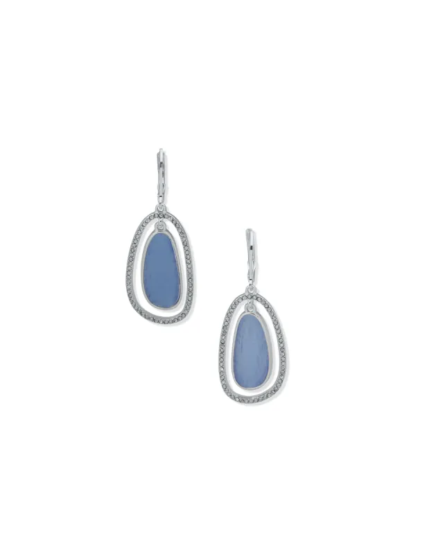 Orbital Blue Pierced Earring sold by Anne Klein