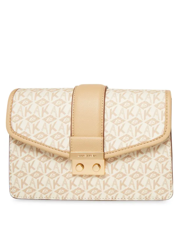 E-W AK Cube Logo Flap Crossbody sold by Anne Klein