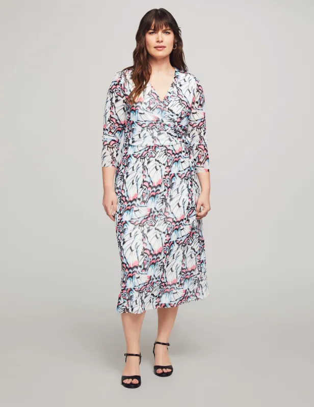 Plus Size Midi Wrap Dress sold by Anne Klein