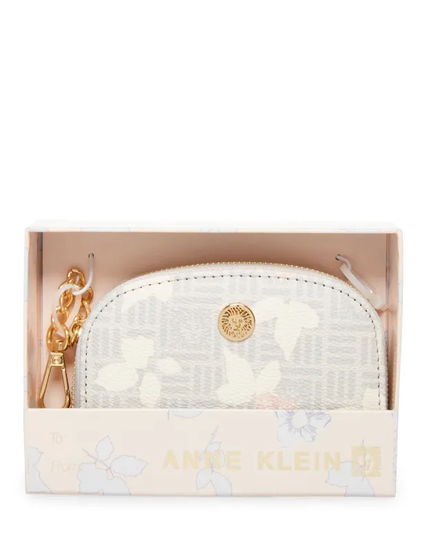 Boxed Logo Curved Card Case sold by Anne Klein