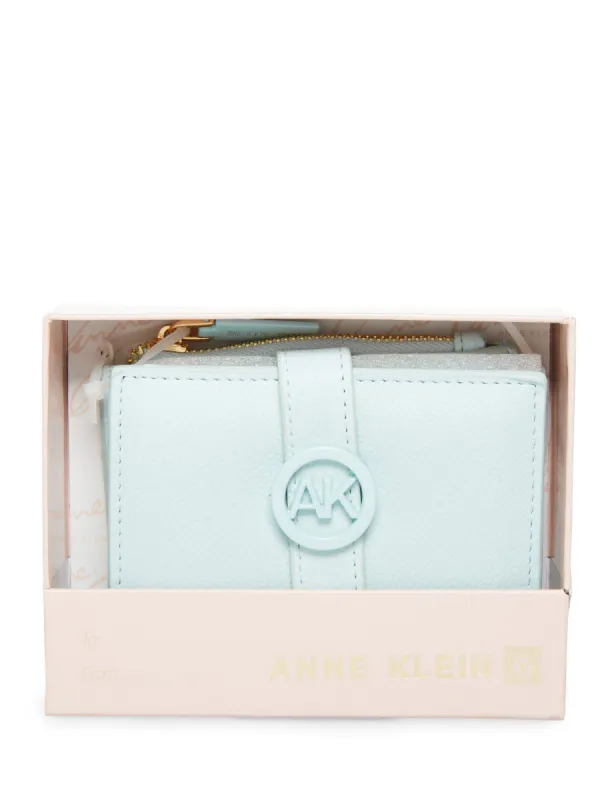 Boxed AK Coated Hardware Card Case sold by Anne Klein