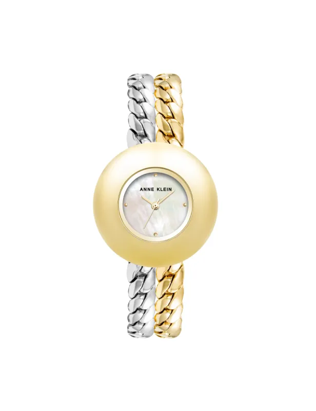 Double Chain Bracelet Watch sold by Anne Klein