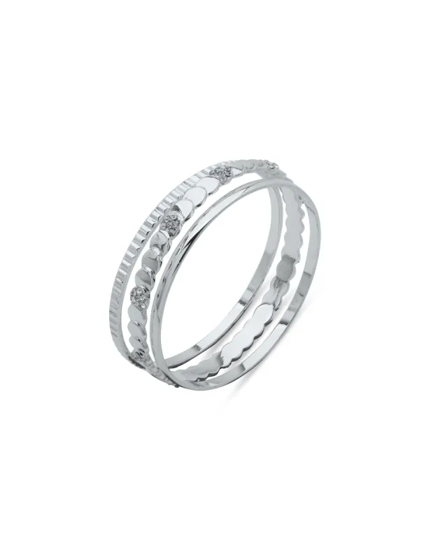 Trio Bangle Set With Gift Box sold by Anne Klein