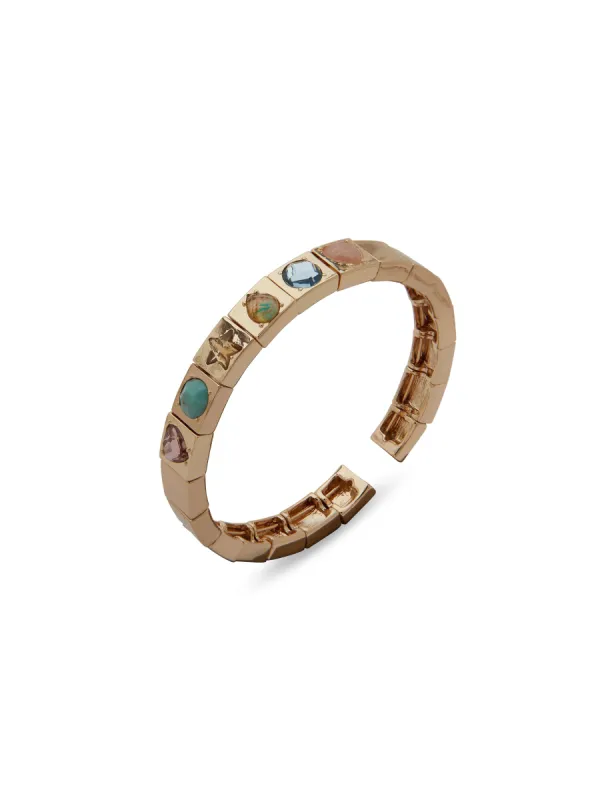 Multi Color Stone Bangle With Gift Box sold by Anne Klein