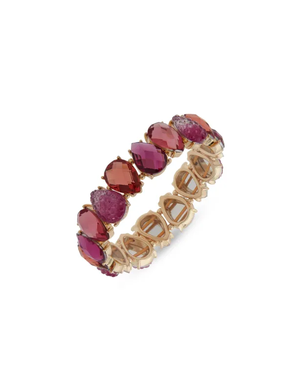 Pink Pear Stone Hinge Bracelet sold by Anne Klein