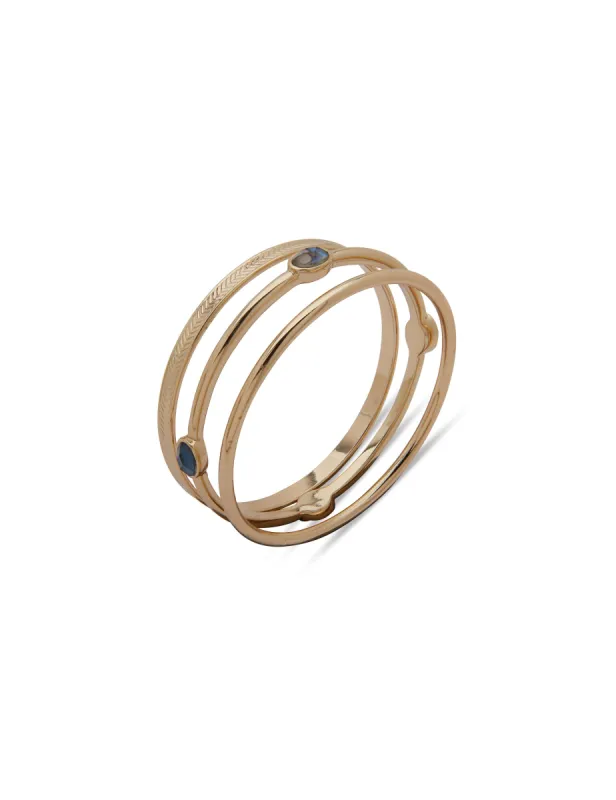 Color Stone Bangle Set in Gift Box sold by Anne Klein