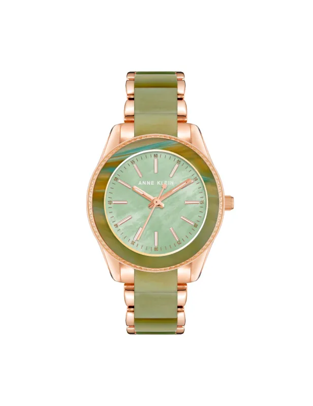 Pearlescent Resin Link Watch sold by Anne Klein