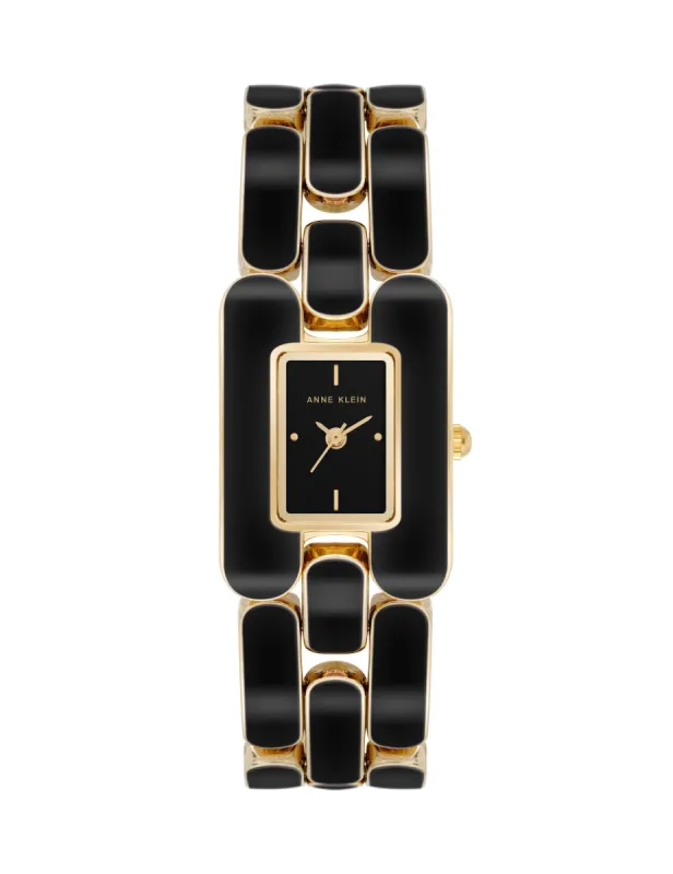 Enamel Link Bracelet Watch sold by Anne Klein