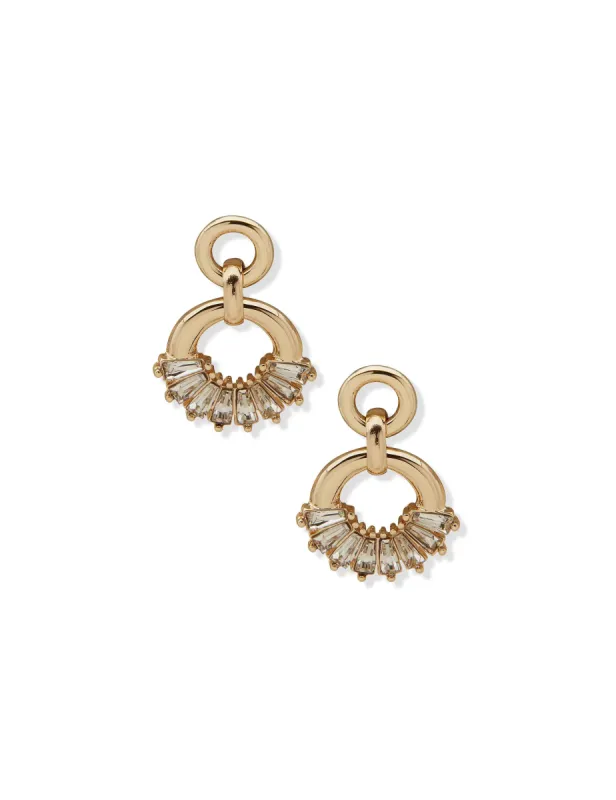 Gold Linked Drop Earring sold by Anne Klein