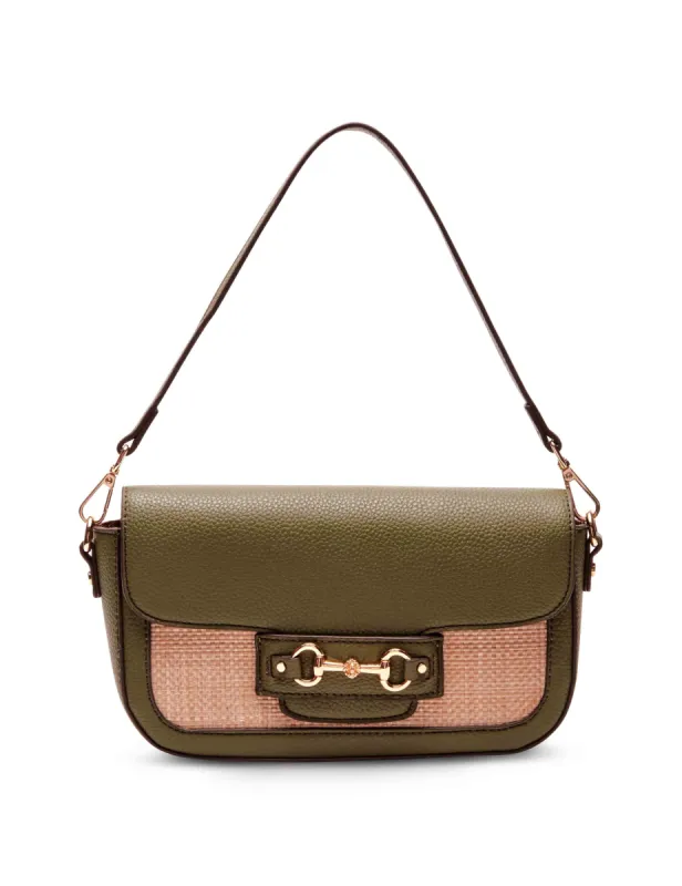 EW Flap Shoulder Bag With Horsebit sold by Anne Klein