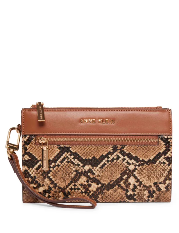 Zip Clutch With Wristlet sold by Anne Klein
