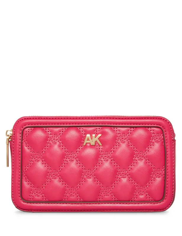 Quilted Double Zip Crossbody sold by Anne Klein