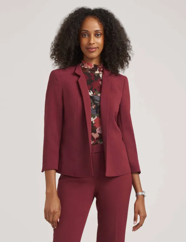 Volume Compression Stand Collar Jacket sold by Anne Klein