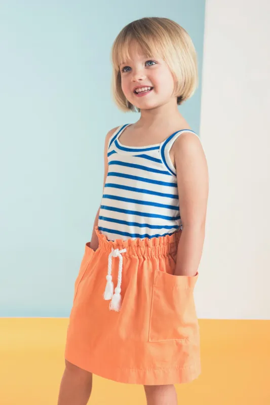 Anthem of the Ants Marina Girls Dress - Papaya (Size 2 left) sold by Anthem of the Ants