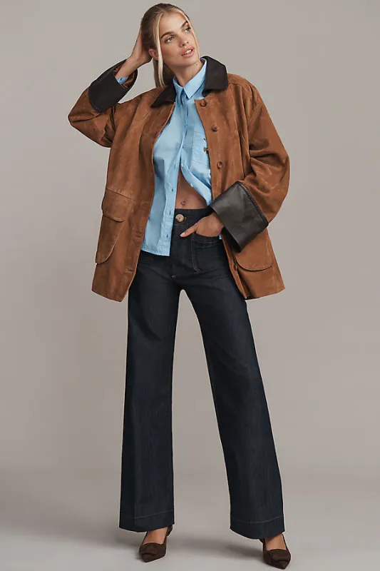 The Colette Full-Length Wide-Leg Jeans by Maeve sold by Anthropologie