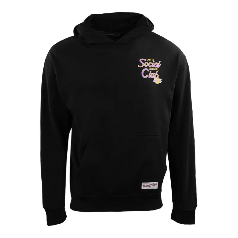 ASSC x Mitchell & Ness Los Angeles Lakers NBA Coach Script Hoodie made by Anti Social Social Club
