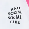 Boring Game Pink/White Tee sold by Anti Social Social Club