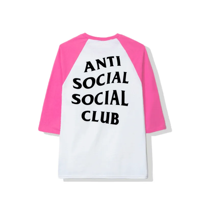 Boring Game Pink/White Tee sold by Anti Social Social Club