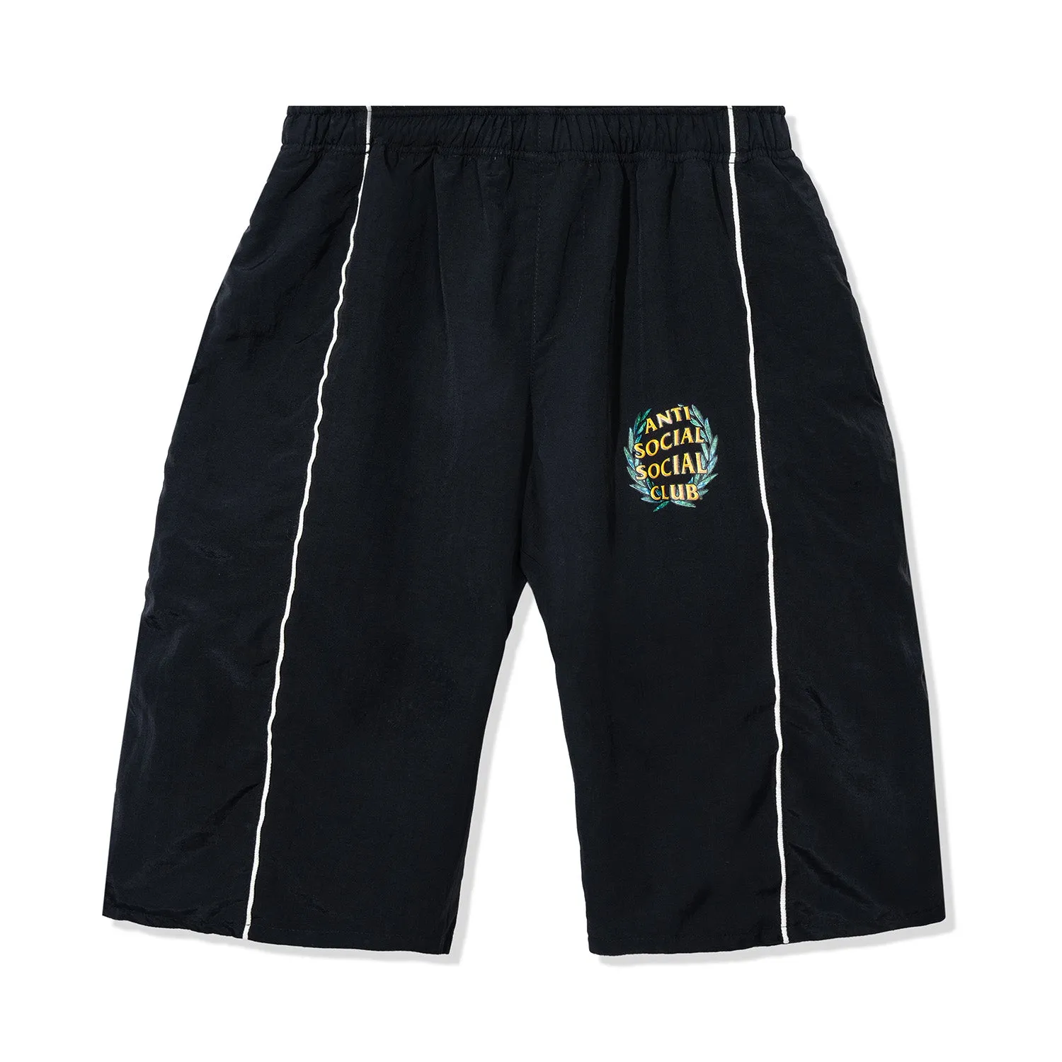 ASSC Baggy Track Shorts - Black sold by Anti Social Social Club