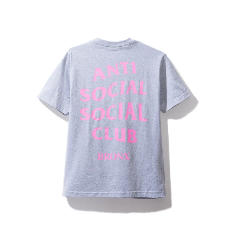 Bronx Grey Tee made by Anti Social Social Club