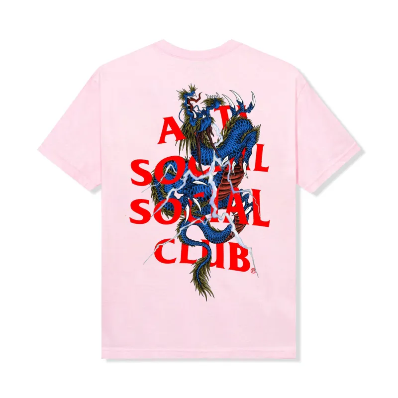 Double Dragon Pink Tee made by Anti Social Social Club