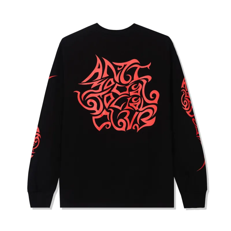 I Get Into It Black Long Sleeve Tee sold by Anti Social Social Club