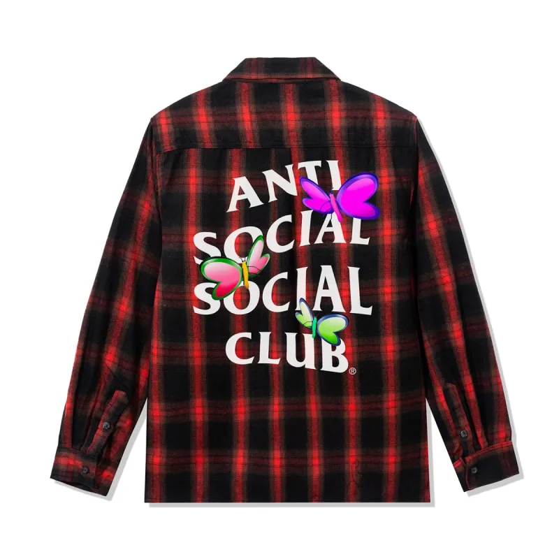 Phaneritic Red Flannel sold by Anti Social Social Club