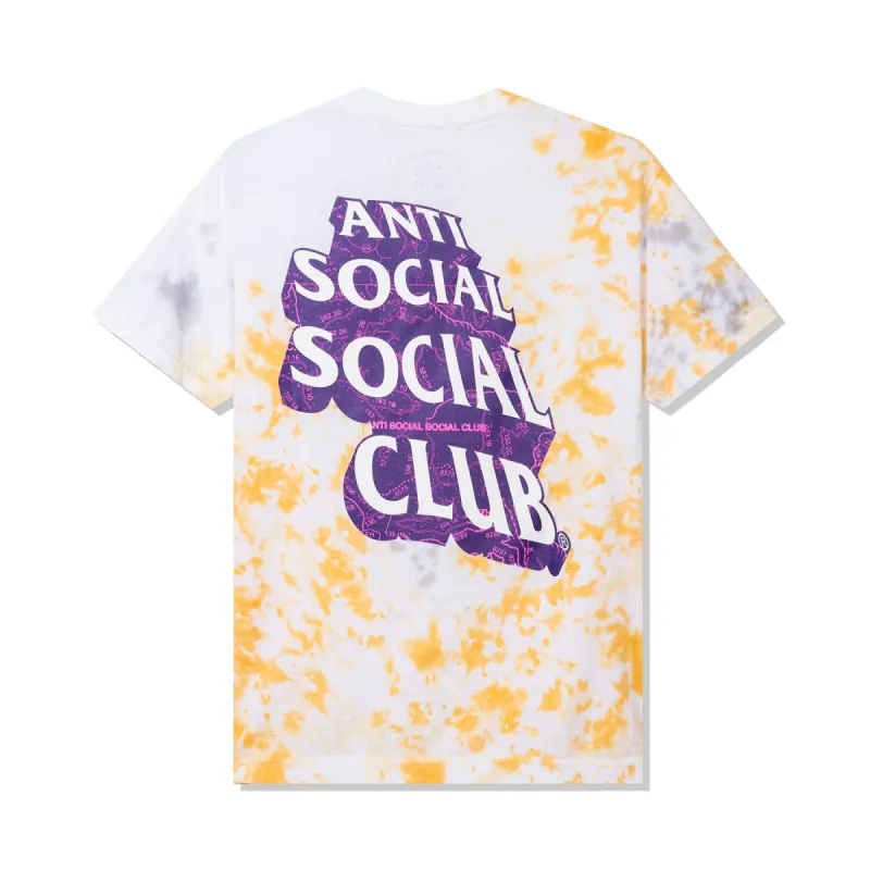 Quest For Love White Tie Dye Tee made by Anti Social Social Club