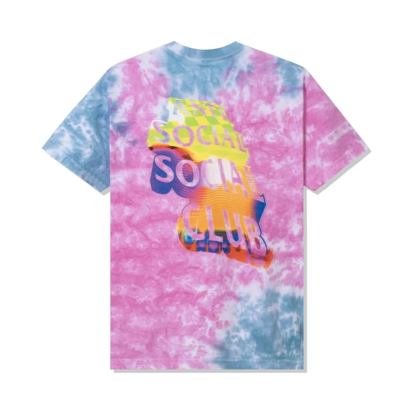 Entheogen Pink/Blue Tie Dye Tee sold by Anti Social Social Club