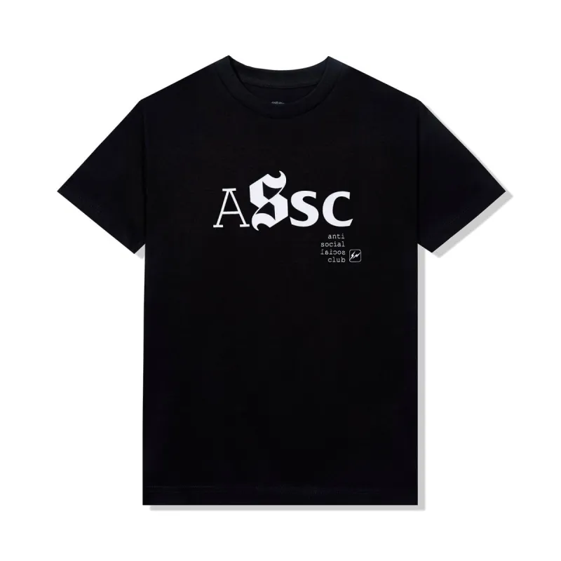 Type A Black Tee sold by Anti Social Social Club