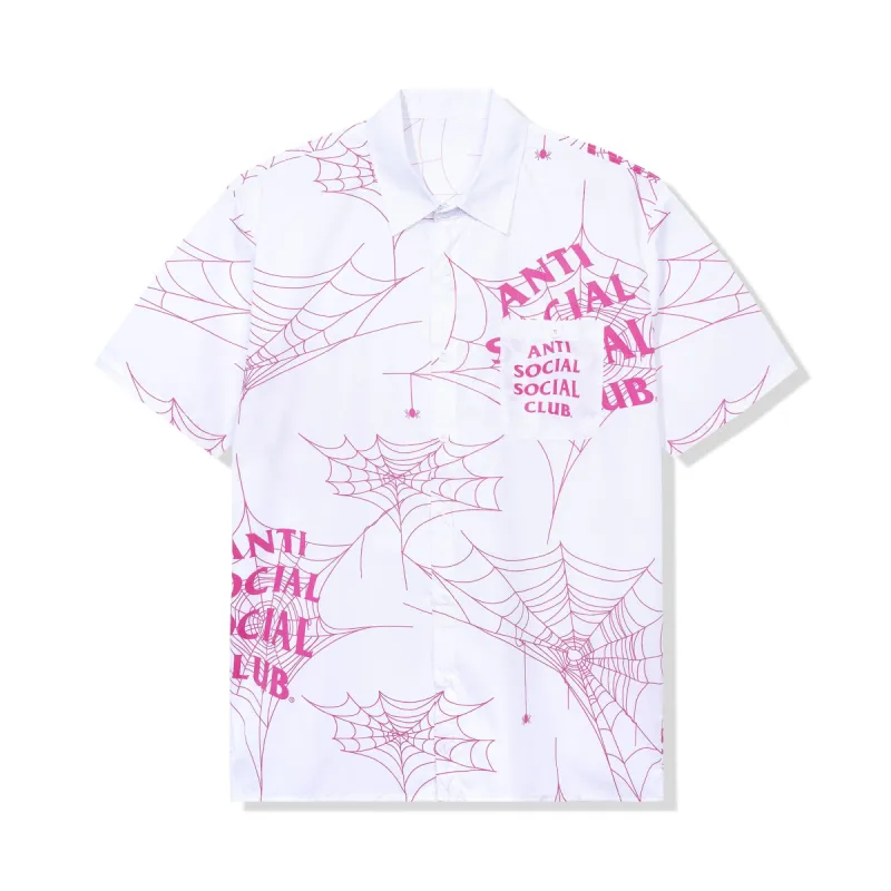 Crawling In The Dark White Button up sold by Anti Social Social Club