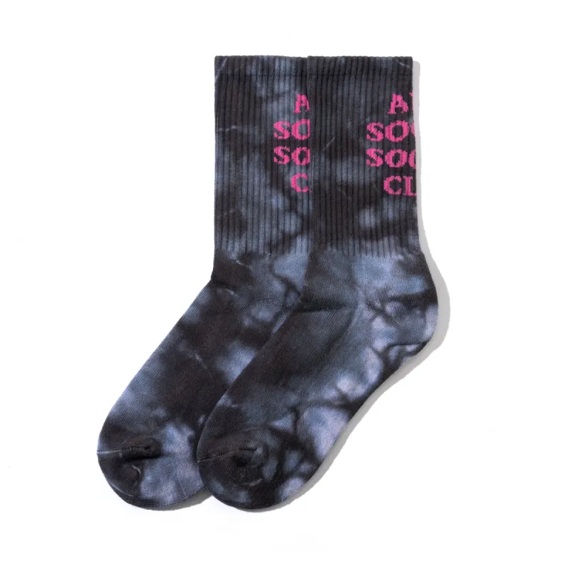 Call My Bluff Black Tie Dye Socks sold by Anti Social Social Club