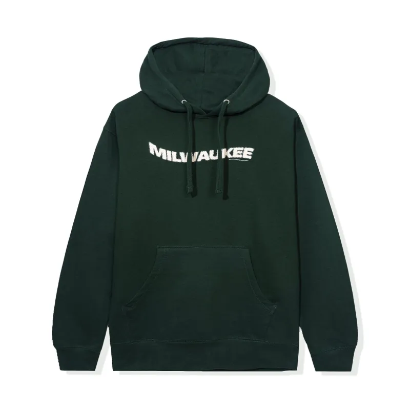 Milwaukee Green Hoodie sold by Anti Social Social Club