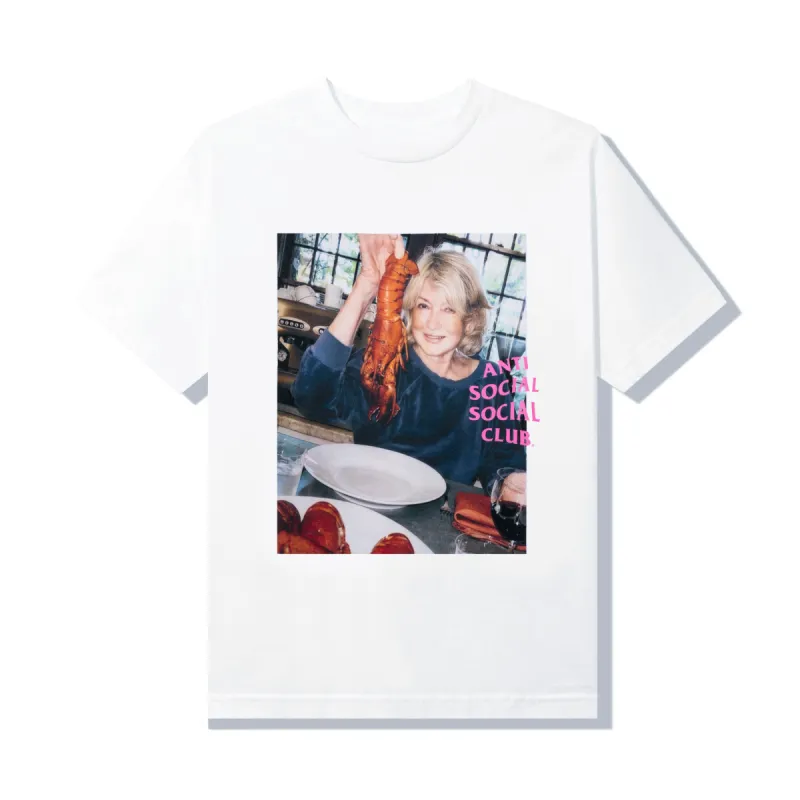 Martha Stewart x ASSC Lobster White Tee made by Anti Social Social Club